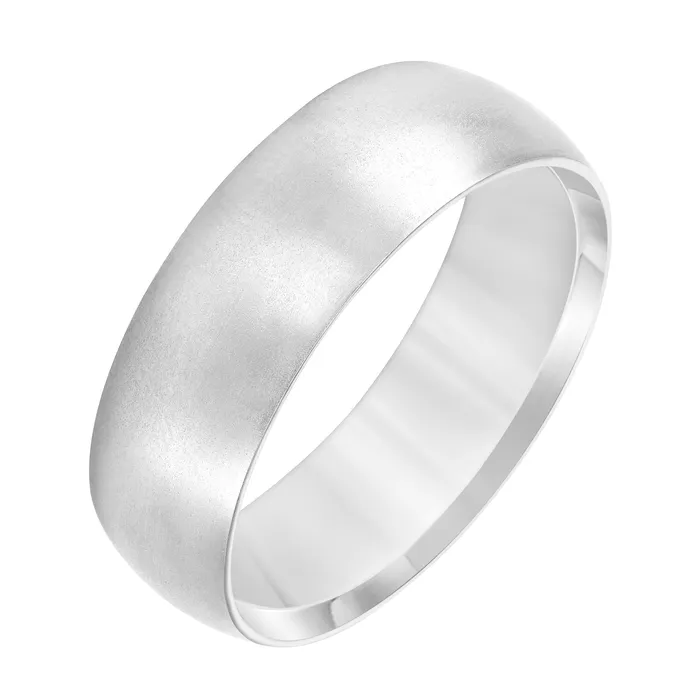 FREDERICK GOLDMAN Rings White Gold Mens Wedding Band