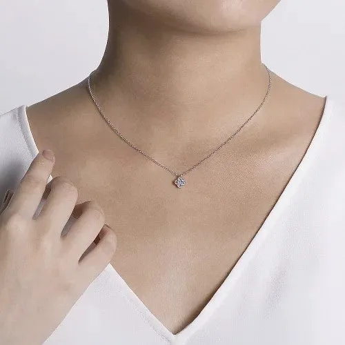 GABRIEL CO Necklaces 14K White Gold Fashion Necklace