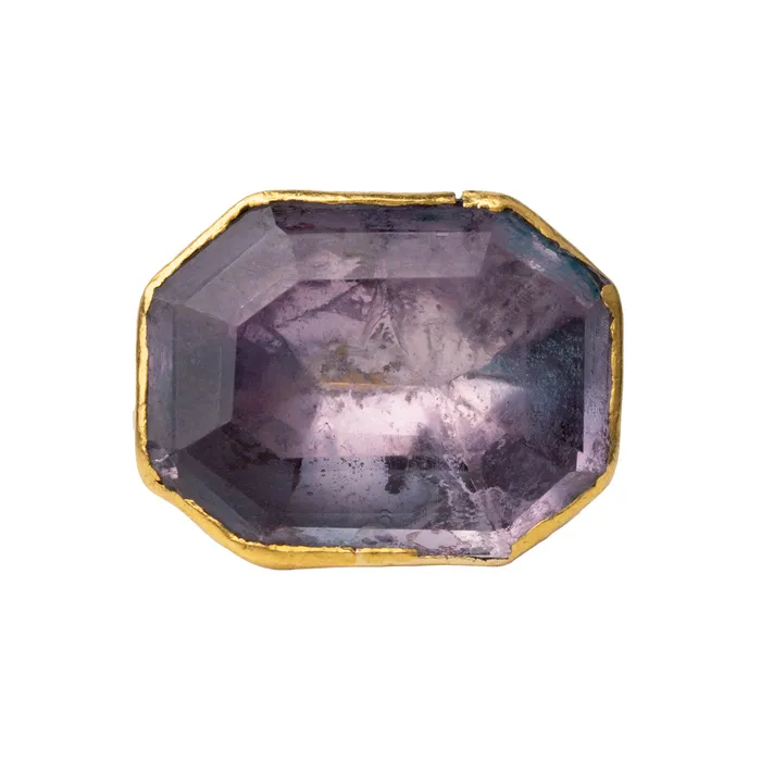 Georgian Era Amethyst Ring Bell Bird Antiques Rings