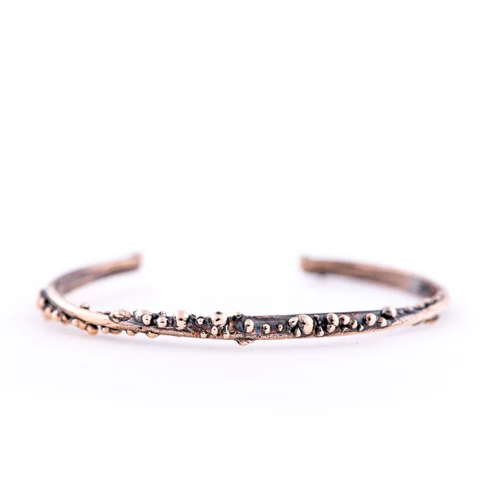 Giardinoblu Bracelets Antique Bronze Bracelet Stacking Cuff