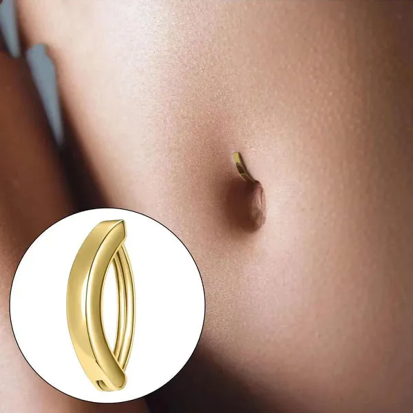 Hinged Belly Clicker She Ate Earrings