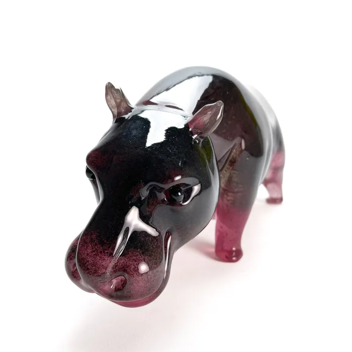 Hippopotamus Murano glass Arte di Murano Earrings Hippopotamus Murano glass Arte di Murano Earrings