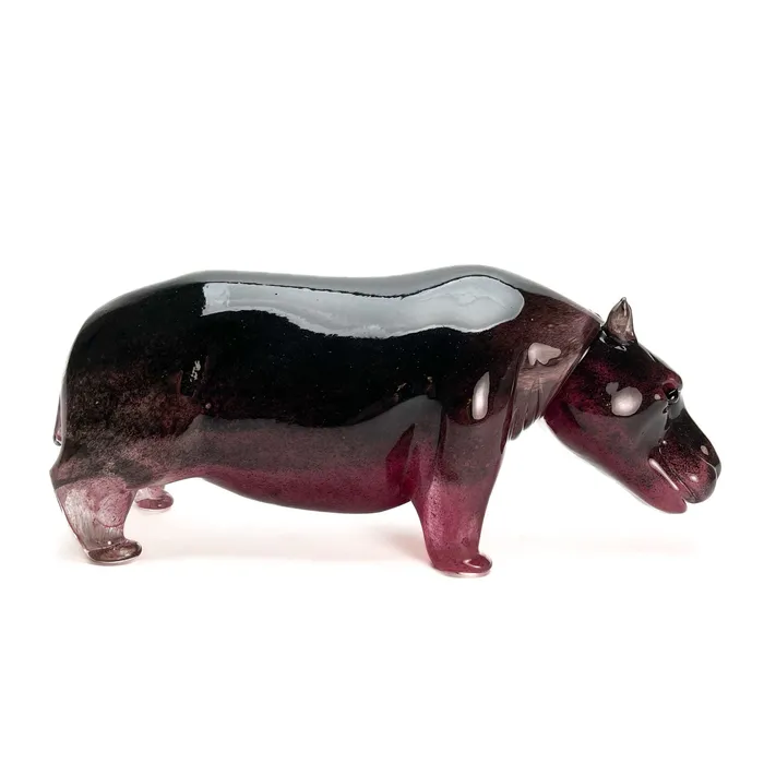 Hippopotamus Murano glass Arte di Murano Earrings Hippopotamus Murano glass Arte di Murano Earrings