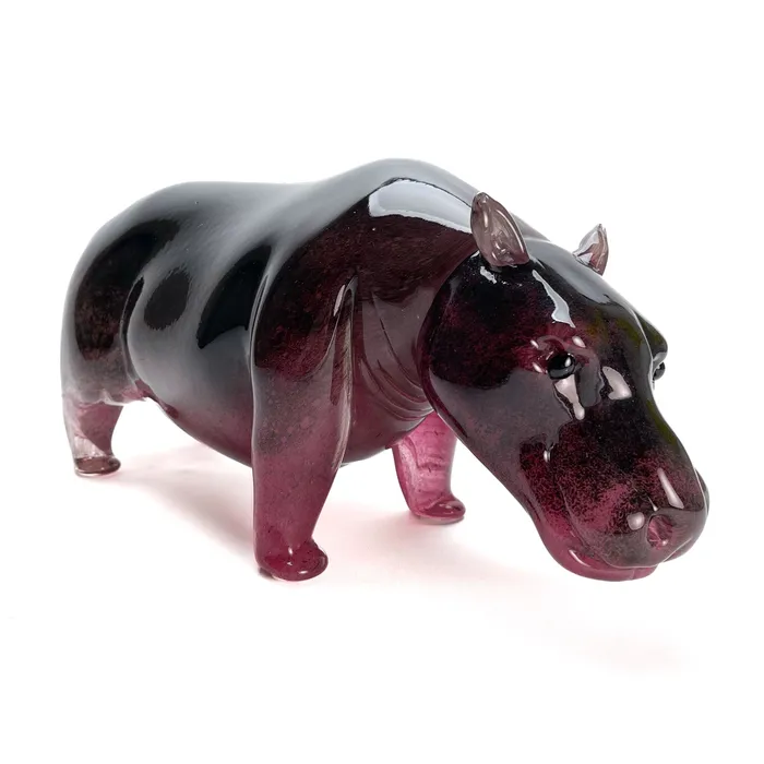 Hippopotamus Murano glass Arte di Murano Earrings Hippopotamus Murano glass Arte di Murano Earrings