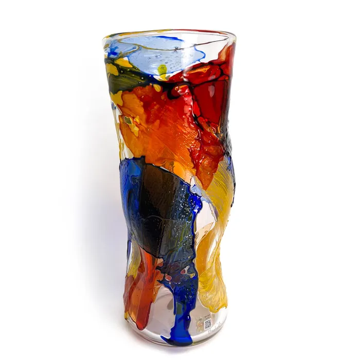 Hurricane Vase Tall Vetreria Badioli Earrings