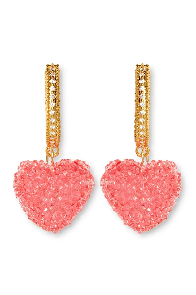 Jelly Heart earrings Crystal Haze Jewelry Earrings