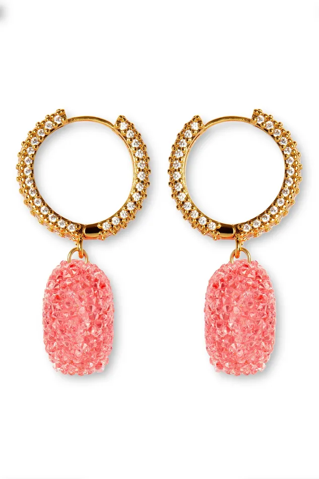 Jelly Heart earrings Crystal Haze Jewelry Earrings