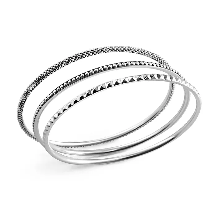 LAGOS Bracelets Signature Caviar Bangle Set