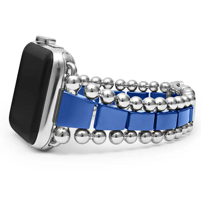 LAGOS Bracelets Smart Caviar Ultramarine Ceramic and Stainless Steel Watch Bracelet4249mm