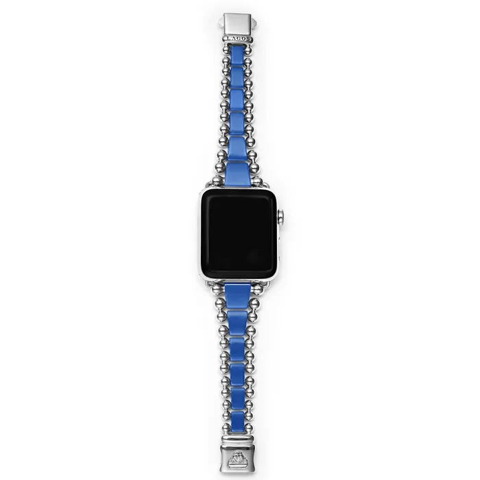 LAGOS Bracelets Smart Caviar Ultramarine Ceramic and Stainless Steel Watch Bracelet4249mm