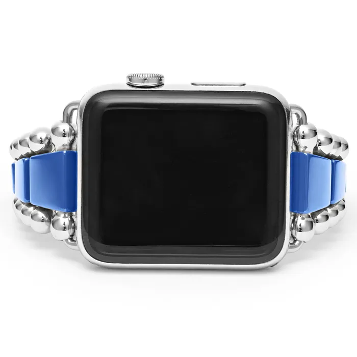 LAGOS Bracelets Smart Caviar Ultramarine Ceramic and Stainless Steel Watch Bracelet4249mm