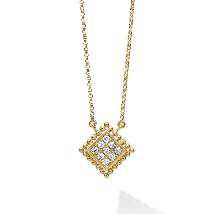 LAGOS Necklaces Covet 18K Gold Diamond Pendant Necklace