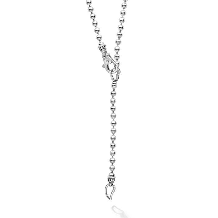 LAGOS Necklaces Signature Caviar TwoTone Interlocking Diamond Pendant Necklace