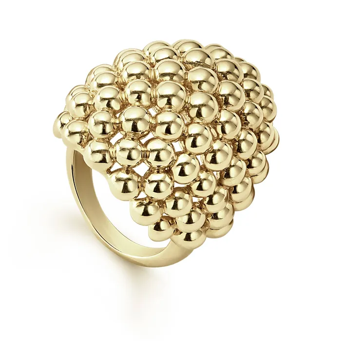 LAGOS Rings Caviar Gold 18K Gold Oval Statement Ring