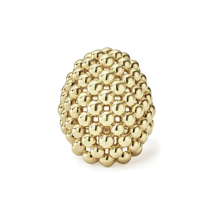 LAGOS Rings Caviar Gold 18K Gold Oval Statement Ring