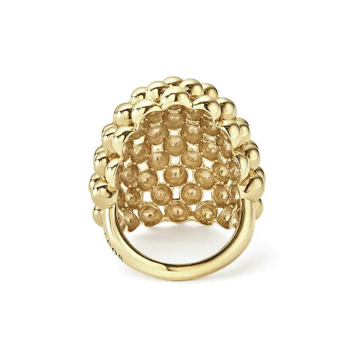 LAGOS Rings Caviar Gold 18K Gold Oval Statement Ring
