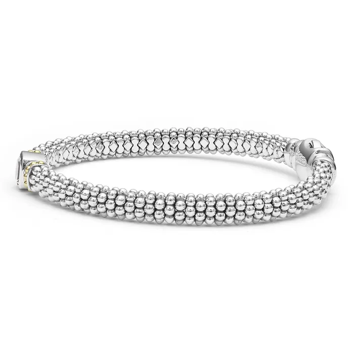 LAGOS Rittenhouse White Topaz Caviar Bracelet 6mm Bracelets