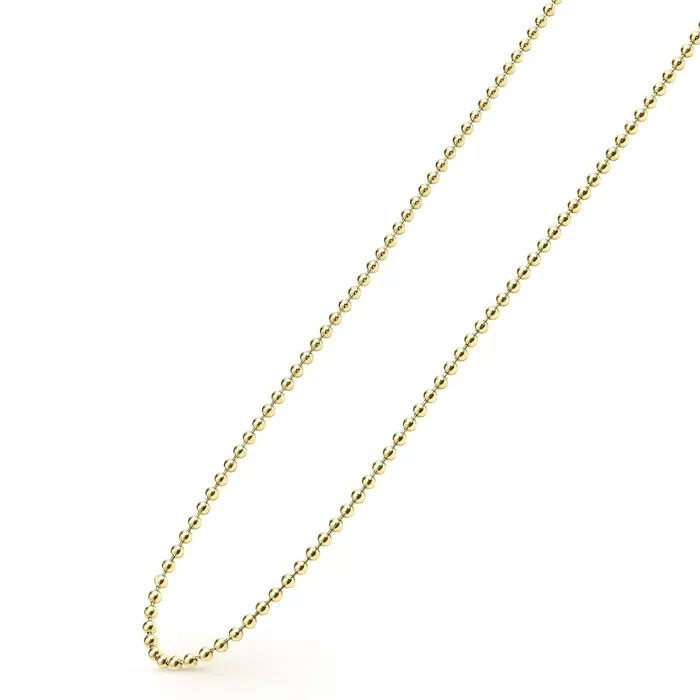 LAGOS Signature Caviar 18K Gold Beaded Toggle Necklace Necklaces