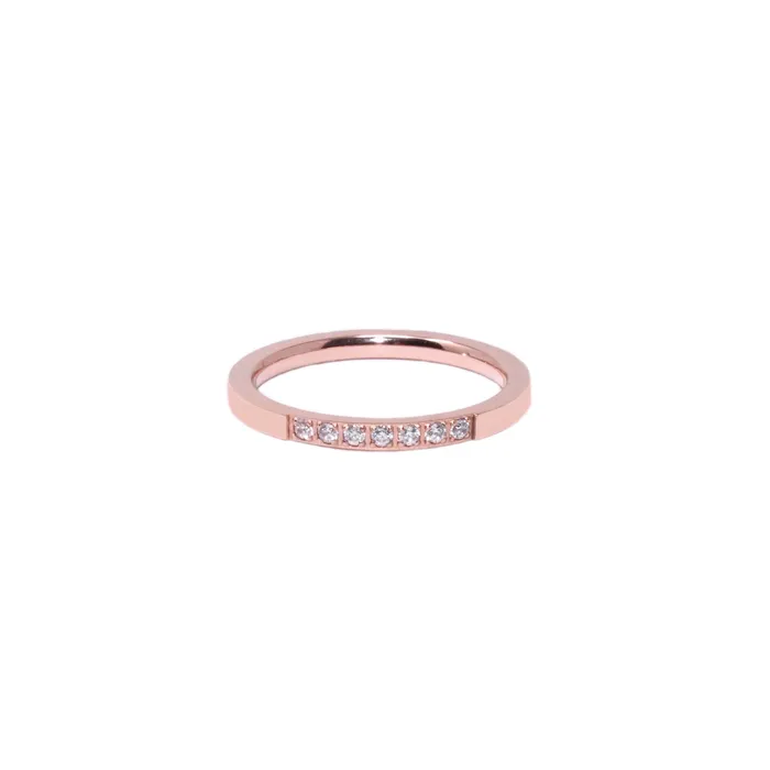 Love is Patient Thin Diamond CZ Ring Forever Truth Rings
