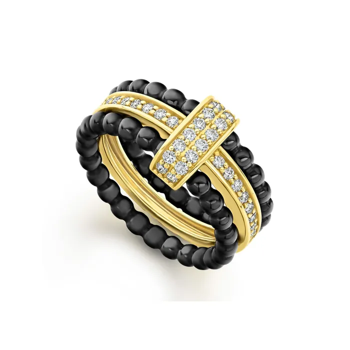 Meridian Diamond Stacking Ring Set LAGOS Rings
