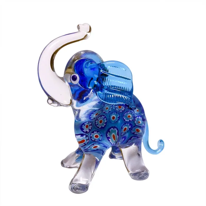 Millefiori elephant MuranoVItrum Earrings