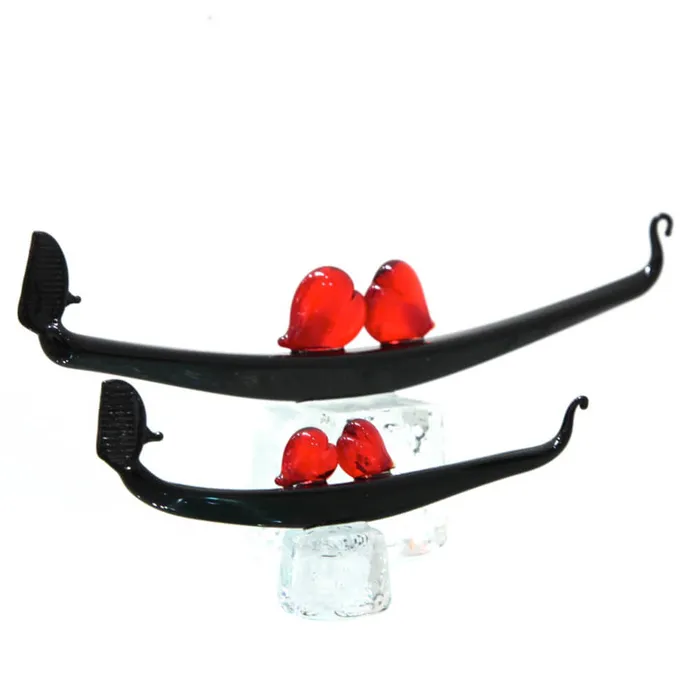 MuranoVItrum Earrings Love gondola Extra Large