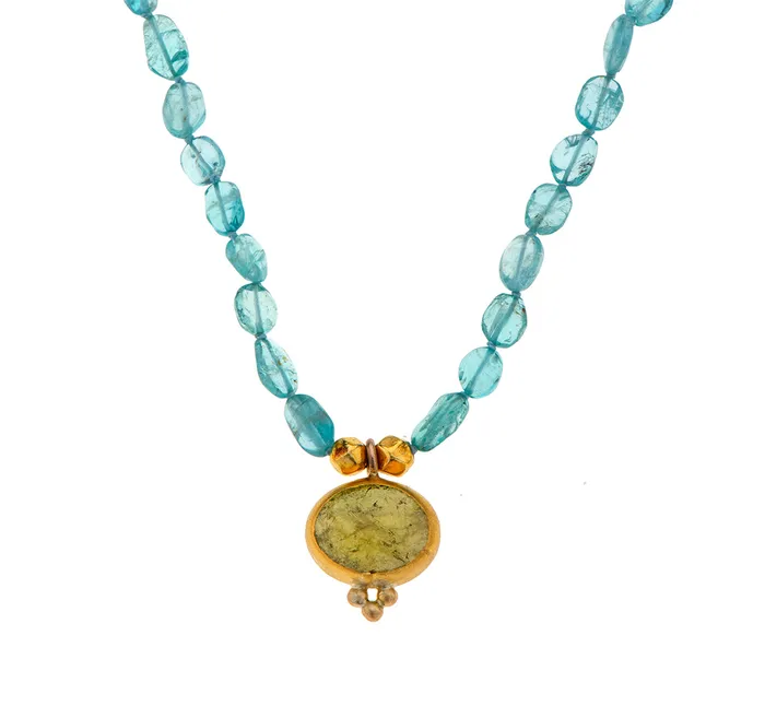 Nava Zahavi Necklaces Nava Zahavi Mint Green Necklace