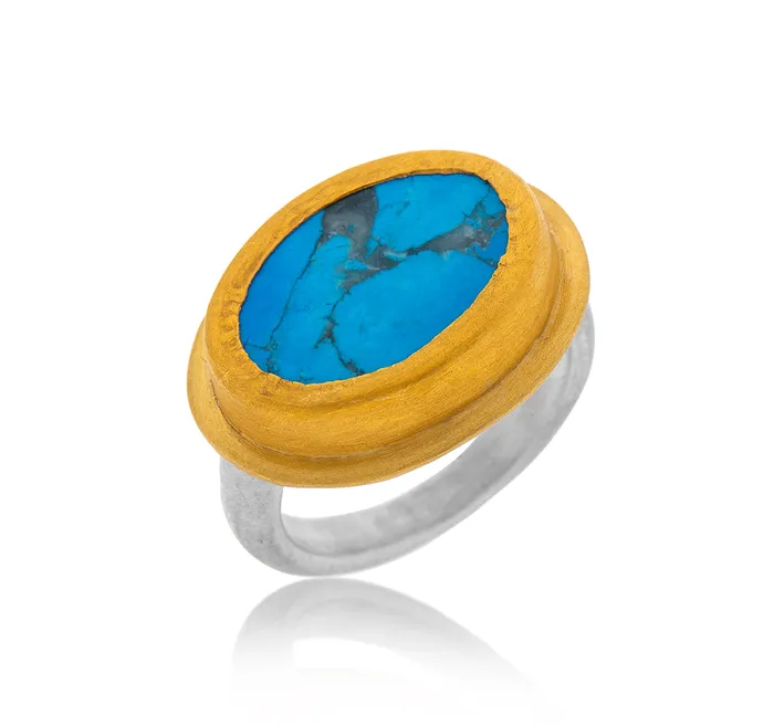 Nava Zahavi Turquoise Testament Ring Nava Zahavi Rings
