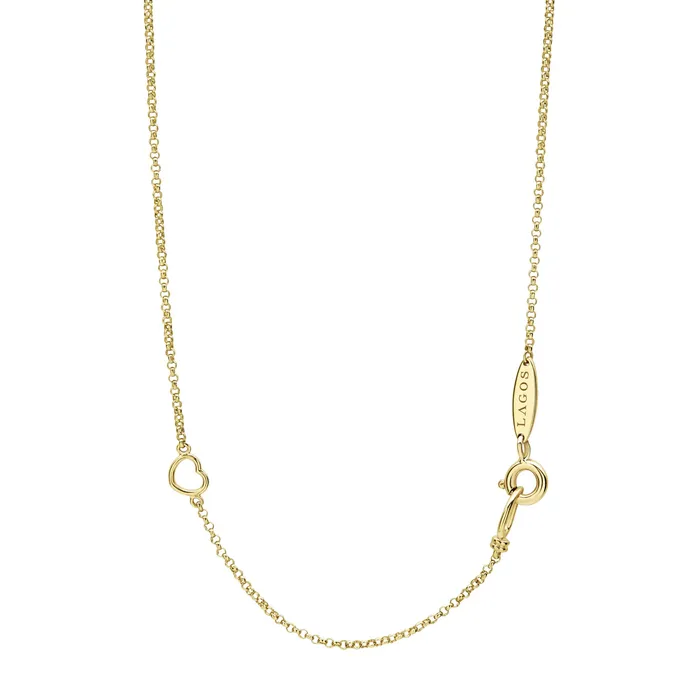 Necklaces Caviar Gold 18K Gold Graduated Bead Necklace LAGOS