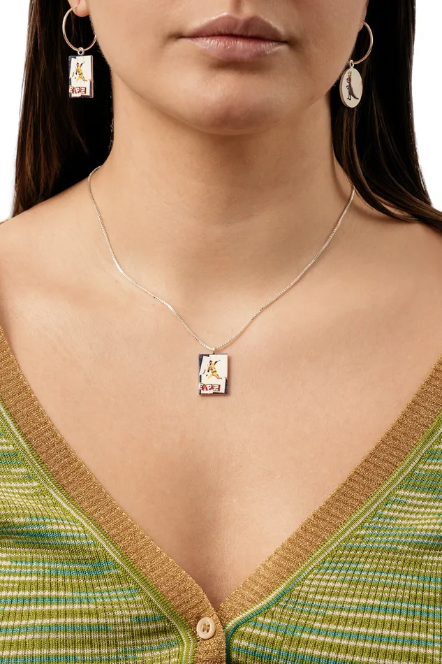 Necklaces Crystal Haze Jewelry Epz Baseball Necklace