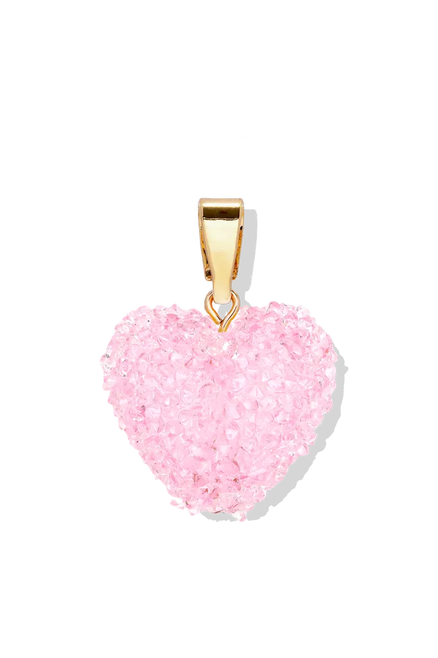 Necklaces Crystal Haze Jewelry EU Jelly Heart Classic Connector Baby Pink