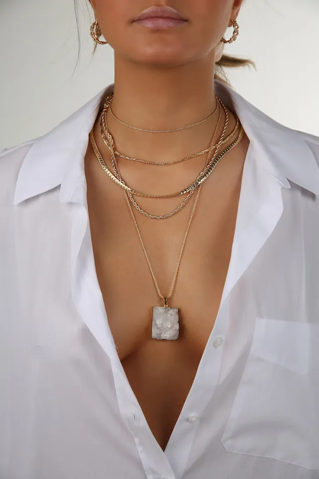Necklaces Crystal Haze Jewelry Oslo chain