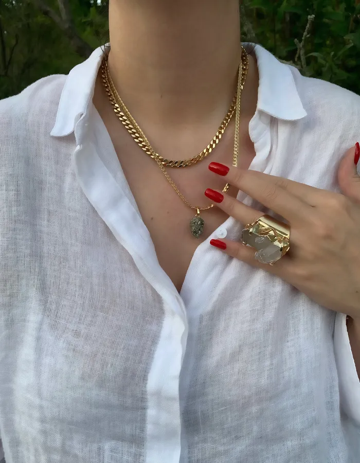 Necklaces Crystal Haze Jewelry Oslo chain