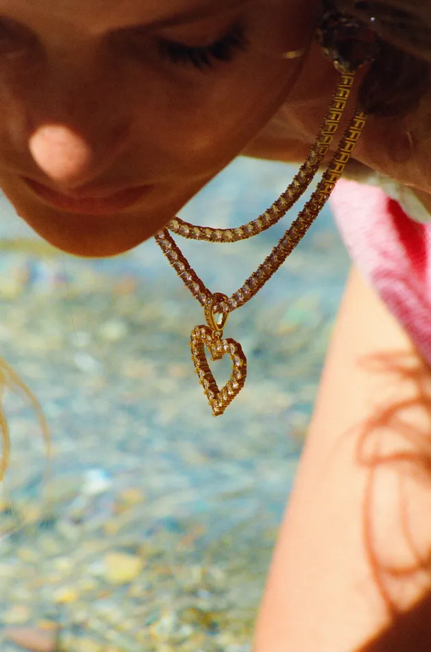 Necklaces Crystal Haze Jewelry Serena necklace Clear