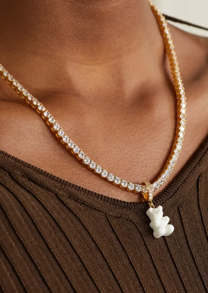Necklaces Crystal Haze Jewelry Serena necklace Clear