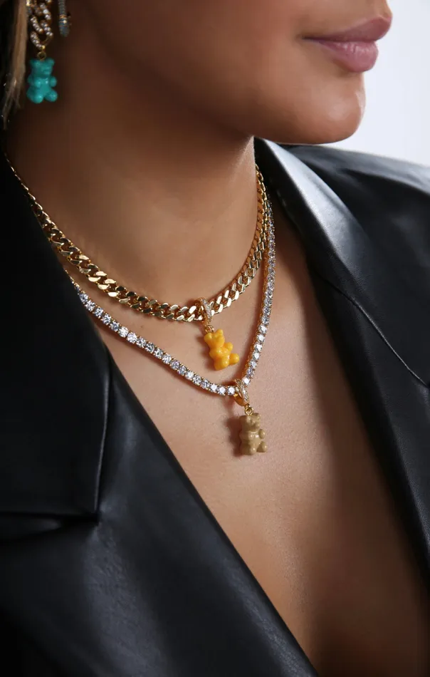Necklaces Crystal Haze Jewelry Serena necklace Clear