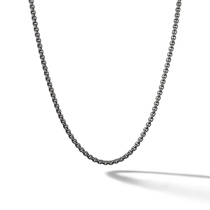Necklaces David Yurman Box Chain Necklace in Stainless Steel 27mm