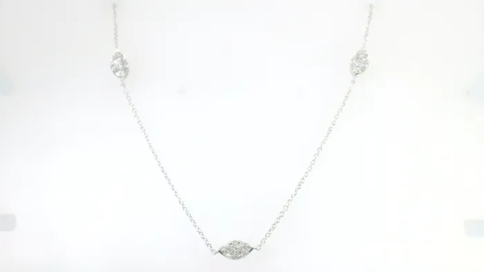 Necklaces FACETS OF FIRE 14KWG 105CTW FOF RD DBY NECKLACE