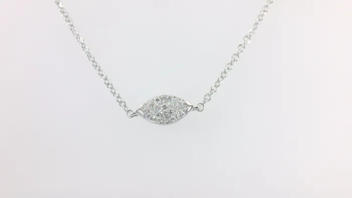 Necklaces FACETS OF FIRE 14KWG 105CTW FOF RD DBY NECKLACE
