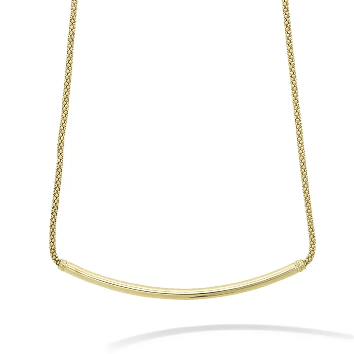 Necklaces LAGOS Caviar Gold 18K Gold Caviar Bar Necklace
