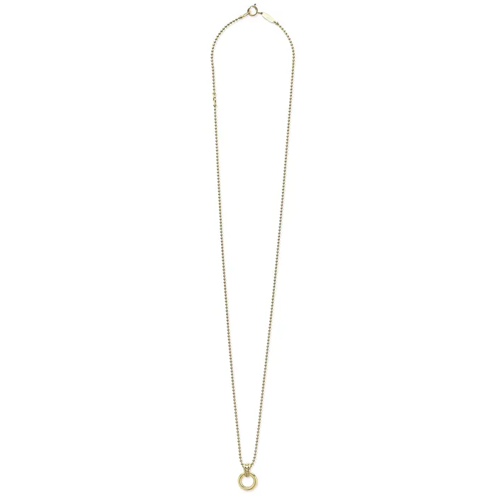 Necklaces LAGOS Meridian 18K Gold Circle Pendant Necklace