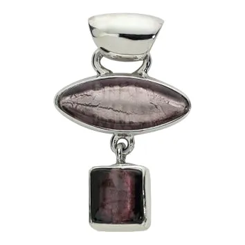Necklaces Nanni Gabriella Double pendant Demucha collection Amethist