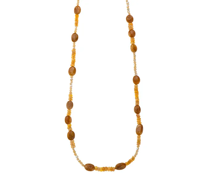 Necklaces Nava Zahavi Nava Zahavi Yellow Sapphire Opal and MOP Necklace