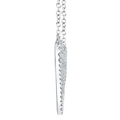 Necklaces SHY CREATIONS 021CT DIAMOND PAVE HEART NECKLACE