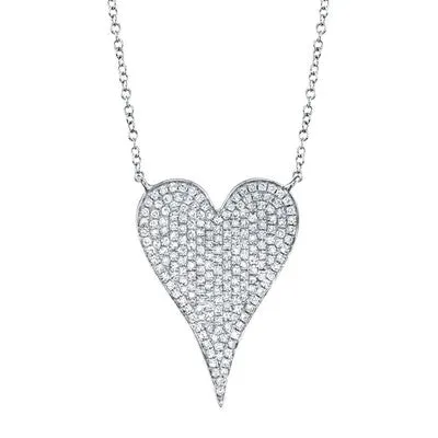 Necklaces SHY CREATIONS 043CT DIAMOND HEART NECKLACE