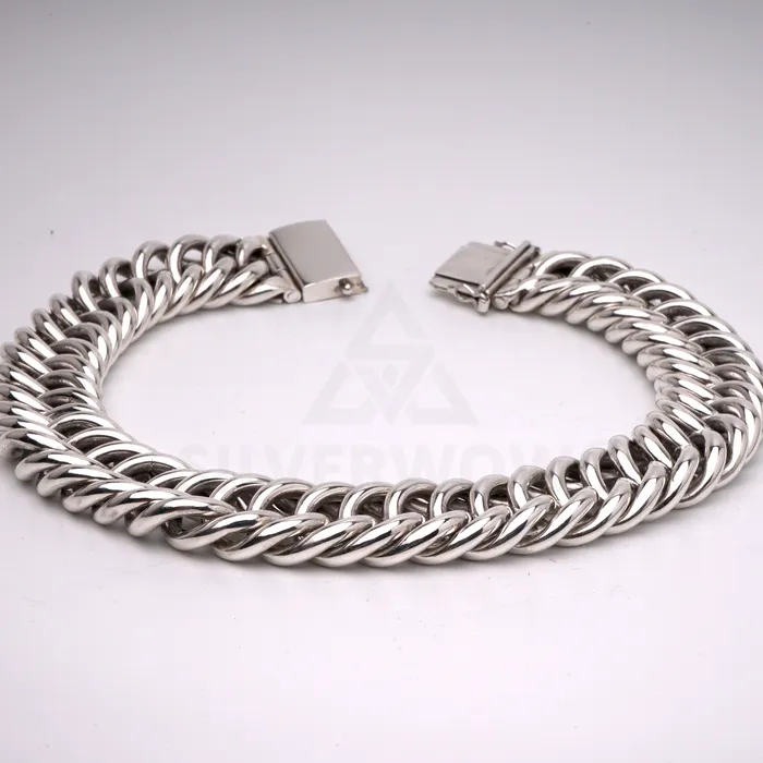 Necklaces silverwow Hoop Link Necklace x 30mm Wide