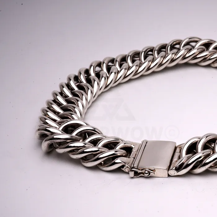 Necklaces silverwow Hoop Link Necklace x 30mm Wide