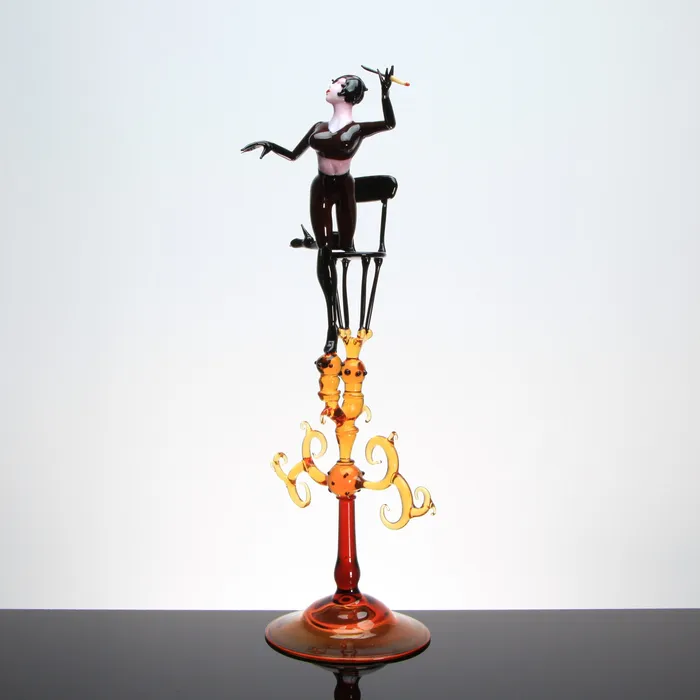 Rings Burlesque Bettie Unique Piece Murano Glass Cristina Sfriso
