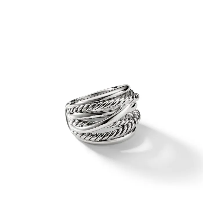 Rings David Yurman Crossover Ring in Sterling Silver 17mm