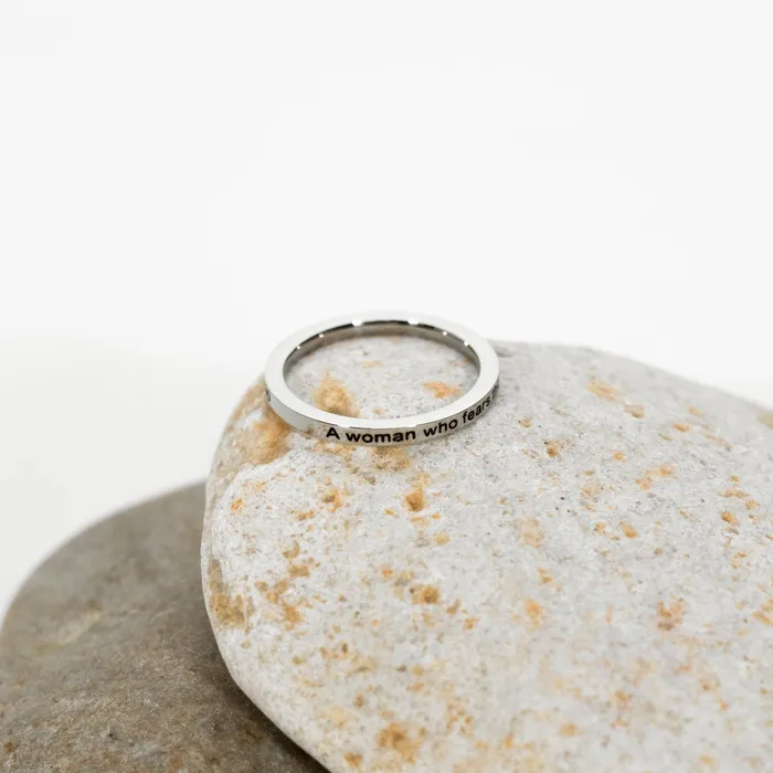 Rings Forever Truth A Woman Who Fears The Lord Thin Ring